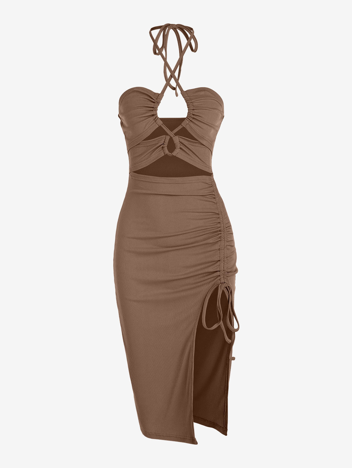 Women's Sleeveless Dress Sex Midi Halter Dresses Criss Cross Cami Womens Dresses Dress For Party